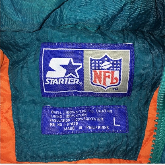 Vintage Starter Miami Dolphins Jacket - Picture 2 of 3